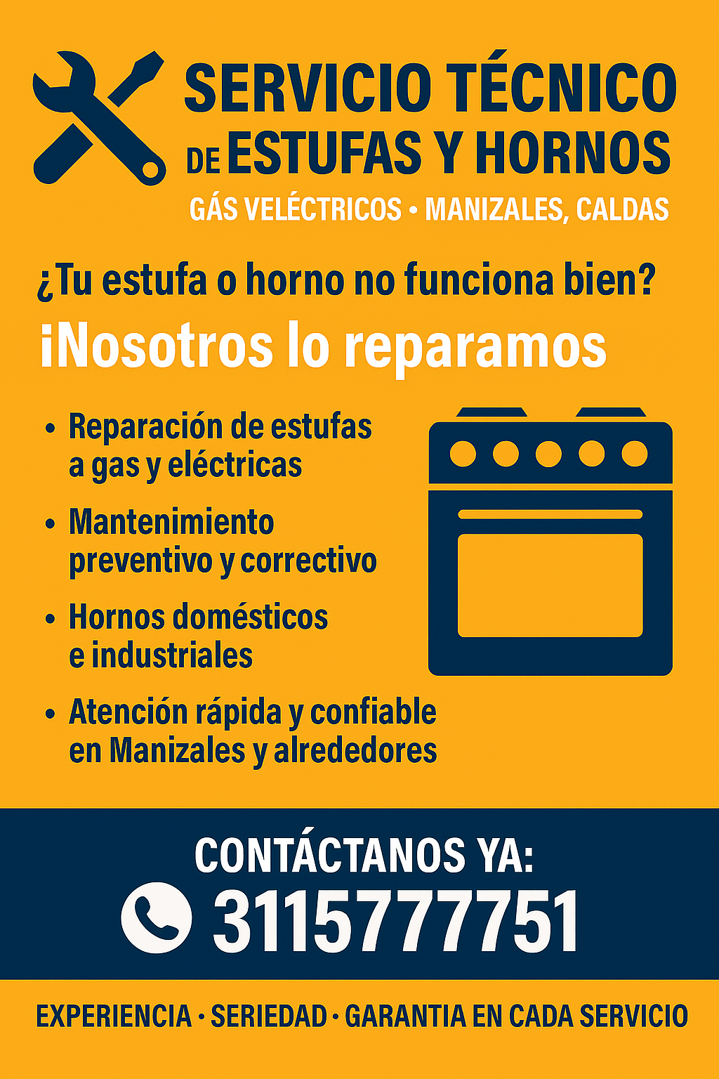 Servicio Técnico Estufas y Hornos